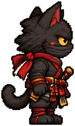 Kuro, side view