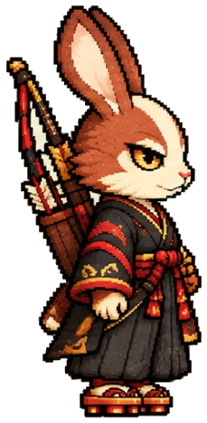 Tsuki, side view