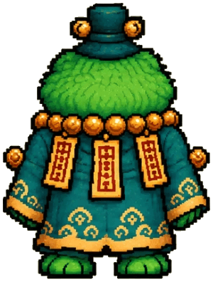 Zeni, back view